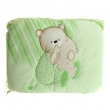 фото Бортик для кроватки "Уютный мишка" (цвет зеленый)