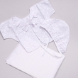 фото Комплект на выписку «Егоза» с вышивкой белого цвета