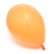 фото Оранжевый воздушный шарик с гелием