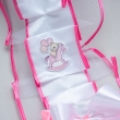 фото Лента на капот розовая «Мишка на лошадке»